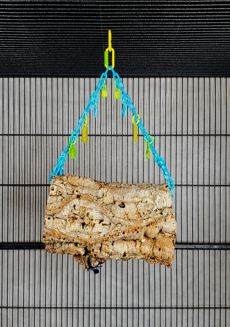 Hanging Cork Bark Logs or Donuts (Large)