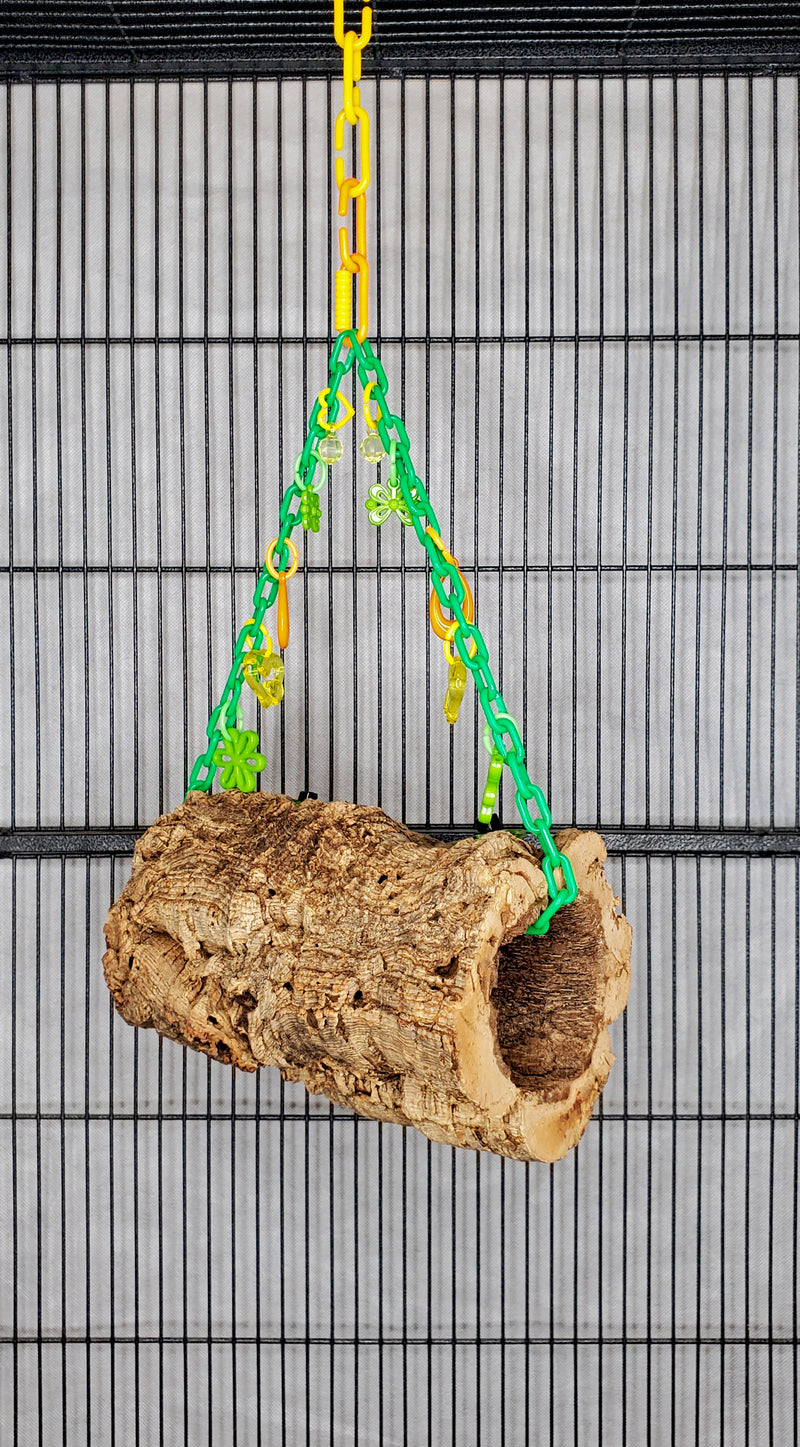 Hanging Cork Bark Logs (Small)