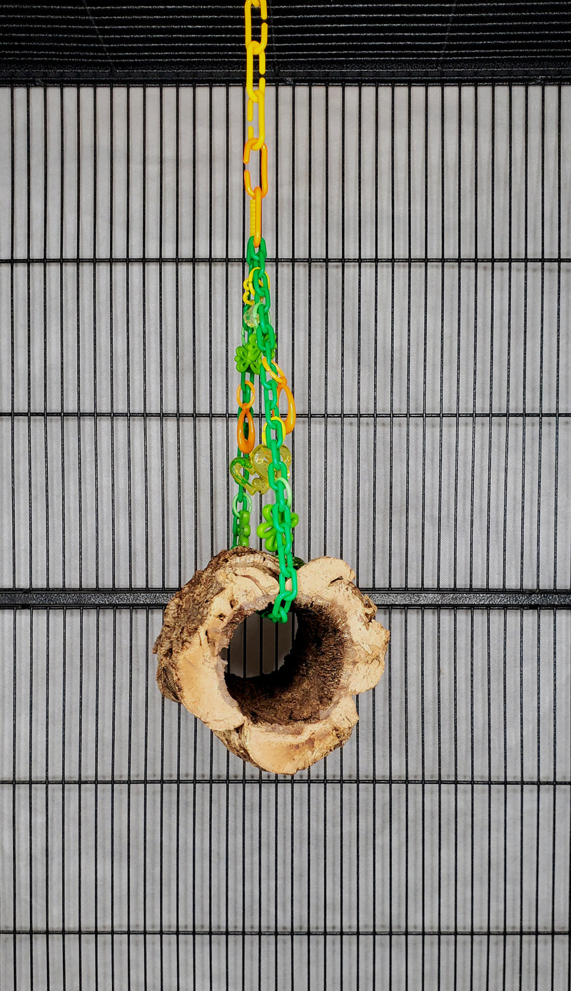 Hanging Cork Bark Logs (Small)