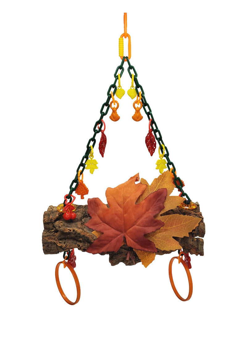 Fall Hanging Cork Bark Swing