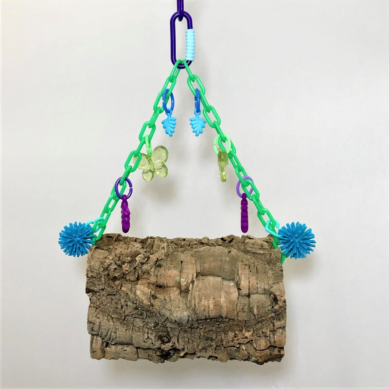 Hanging Cork Bark Logs or Donuts (Small)