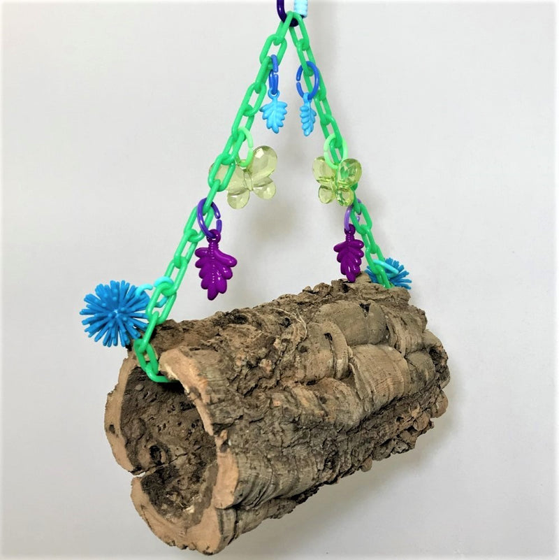 Hanging Cork Bark Logs or Donuts (Small)